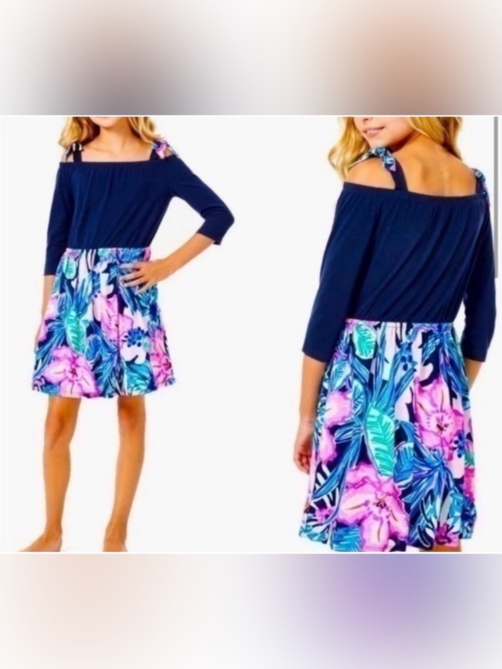 Lilly Pulitzer Girls Kids Minisa Dress Living The Dream XL 12 14 NEW 2002
